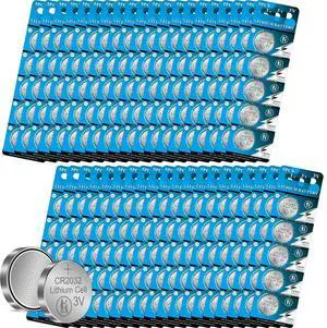 CR2032 Lithium Battery 3 Volt Coin Button Cell 200 Pack