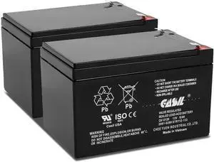 Casil 12V 12Ah Replacement Battery Compatible with Go-Go Mobility Elite Traveller SC40E SC44E 2 Pack
