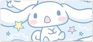 XXL Extended Gaming Mouse Pad/Mat- Large Cute Kawaii Anime Cartoon Design Mousepad for Girls and Women, Stitched Edges | 27.6"x11.8"x0.08" Dimensions (Cinnamon2)