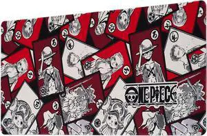One Piece XXL Mouse Pad - Desk Pad - 31.5" x 13.78" Non-Slip Rubber Base, Gaming Mouse Pad, Keyboard Mouse Mat - Manga Gifts