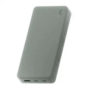 Clemm Portable Charger Quick Charging Power Bank (Gray, 20000, Milliamp Hours)