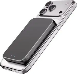 Power Bank, Ultra-Thin 10,000mAh Magnetic Wireless Portable Charger, 22.5W Fast Charging Battery Pack, Comes with USB-C Cable, Designed for iPhone Air /17/16/15/14/13/12, Glacier Gray