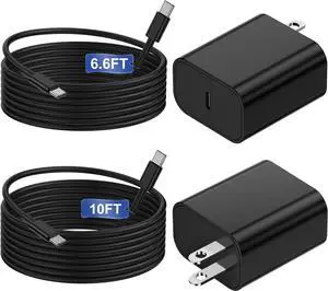45W Super Fast Charger Type C, USB C Android Phone Charger Block 2Pack with 6.6TF+10FT Samsung Charger Fast Charging Cord for Samsung Galaxy S25 S24 Ultra/S24/S23/S23+/S22/S21/S20/Note 20/10/Tab 45W Super Fast Charger Type C, USB C Android Phone Charger Block 2Pack with 6.6TF+10FT Samsung Charger Fast Charging Cord for Samsung Galaxy S25 S24 Ultra/S24/S23/S23+/S22/S21/S20/Note 20/10/Tab