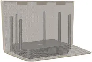 WiFi Router Shielding Cover - 14x16 Inches Copper Nickel Fabric, Adjustable Signal Management for Home & Office WiFi Router Shielding Cover - 14x16 Inches Copper Nickel Fabric, Adjustable Signal Management for Home & Office