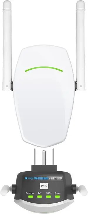 ExtendTecc Pro WiFi 6 Range Extender Signal Booster | Speed Wave Cyber WiFi Dual-Band 1.8 Gbps Amplifier, Up to 2,100 sq ft & 64 Devices, Plug-in Repeater with Ethernet Port, Smart WiFi Antenna