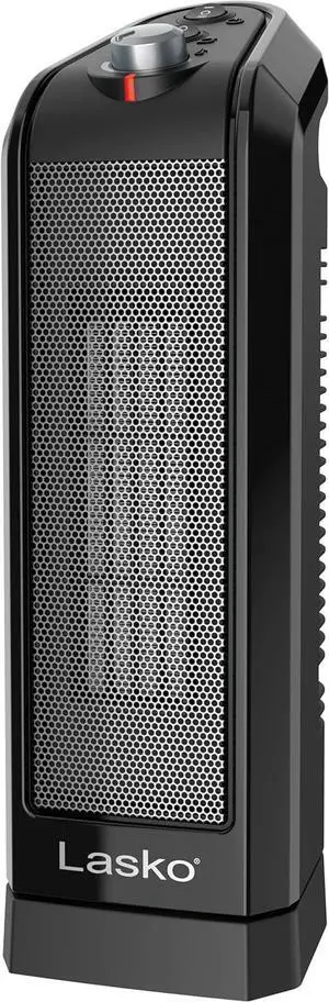 Lasko Oscillating Ceramic Space Heater for Home with Overheat Protection, Thermostat, and 3 Speeds, 15.7 Inches, Black, 1500W, CT16450, Small, 4 Pounds Lasko Oscillating Ceramic Space Heater for Home with Overheat Protection, Thermostat, and 3 Speeds, 15.7 Inches, Black, 1500W, CT16450, Small, 4 Pounds
