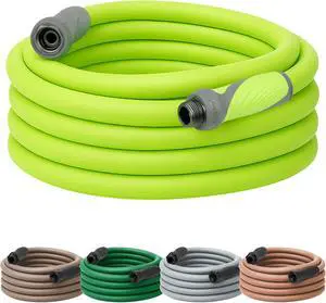 Flexzilla Garden Hose with SwivelGrip, 5/8 in. x 50 ft., Lightweight All-Weather Water Hose, Durable and Flexible, Leak-Free Connections Flexzilla Garden Hose with SwivelGrip, 5/8 in. x 50 ft., Lightweight All-Weather Water Hose, Durable and Flexible, Leak-Free Connections