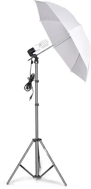EMART Photography Umbrella Lighting Kit, 200W 5500K Photo Portrait Continuous Reflector Lights for Camera Video Studio Shooting Daylight (1 Pack) EMART Photography Umbrella Lighting Kit, 200W 5500K Photo Portrait Continuous Reflector Lights for Camera Video Studio Shooting Daylight (1 Pack)