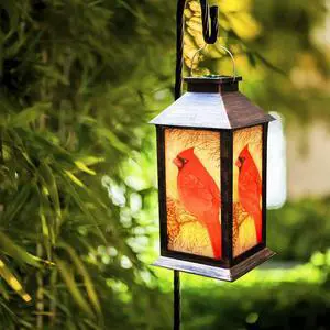 Solar Lanterns, Outdoor Hanging Lanterns Waterproof LED Solar Cardinal Lights Tabletop Lamp for Outdoor Patio Garden as Gifts for Mom Grandma Women Solar Lanterns, Outdoor Hanging Lanterns Waterproof LED Solar Cardinal Lights Tabletop Lamp for Outdoor Patio Garden as Gifts for Mom Grandma Women