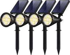 InnoGear Solar Lights Outdoor Waterproof Solar Garden Light for Outside Yard Landscape Lighting Pathway Spot Lights Spotlight Wall Light Auto On/Off, Pack of 4 (Warm White) InnoGear Solar Lights Outdoor Waterproof Solar Garden Light for Outside Yard Landscape Lighting Pathway Spot Lights Spotlight Wall Light Auto On/Off, Pack of 4 (Warm White)