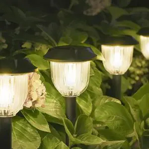 Bright 10 Pack Solar Pathway Lights Outdoor, Solar Powered Garden Lights Waterproof IP65, Auto On/Off LED Solar Lights for Landscape Path Lighting,Decor for Yard,Patio,Driveway,Lawn (Warm White) Bright 10 Pack Solar Pathway Lights Outdoor, Solar Powered Garden Lights Waterproof IP65, Auto On/Off LED Solar Lights for Landscape Path Lighting,Decor for Yard,Patio,Driveway,Lawn (Warm White)