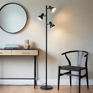 Brightech Ethan Dimmable Floor Lamp for Bedroom Reading & Living Room Decor - Modern LED Tall Tree Lamp for Offices - Black Brightech Ethan Dimmable Floor Lamp for Bedroom Reading & Living Room Decor - Modern LED Tall Tree Lamp for Offices - Black
