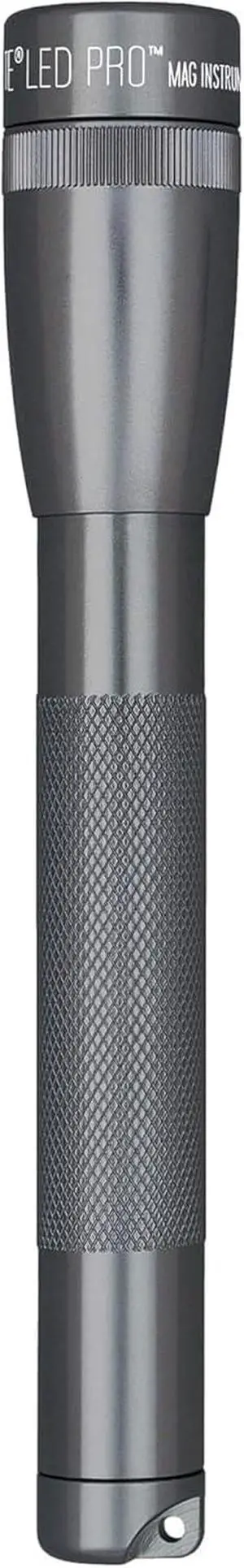 MagLite Mini Pro LED 2-Cell AA Flashlight, High Lumen, Water-Resistant, Adjustable Focus Gray MagLite Mini Pro LED 2-Cell AA Flashlight, High Lumen, Water-Resistant, Adjustable Focus Gray