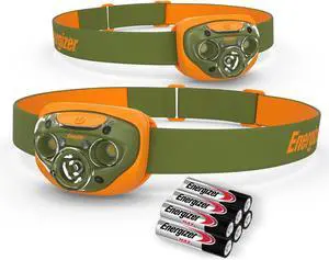 Energizer LED Headlamp PRO (2-Pack), IPX4 Water Resistant Headlamps, High-Performance Head Light for Outdoors, Camping, Running, Storm, Survival LED Light for Emergencies (Batteries Included) Energizer LED Headlamp PRO (2-Pack), IPX4 Water Resistant Headlamps, High-Performance Head Light for Outdoors, Camping, Running, Storm, Survival LED Light for Emergencies (Batteries Included)