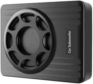 litillbuly 10 Inch 800W Car Subwoofer,Slim Under Seat Car Subwoofer Powered, High/Low Level Input, Car/Truck Car Audio Subwoofer Sub Built in Amplifier