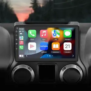 litillbuly Android 13 [2GB+32GB] Car Radio Stereo Compatible for Jeep Wrangler JK Gand Cherokee Dodge Ram 1500 with Wireless CarPlay Android Auto