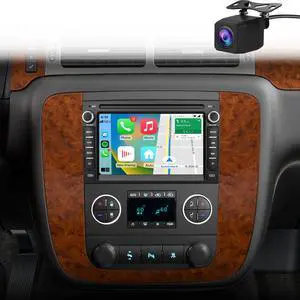 litillbuly AWESAFE Android 13 Car Radio Stereo 7 inch Touchscreen for Chevrolet Silverado Tahoe GMC Sierra Yukon with Backup Camera & Bluetooth & Built-in Wireless CarPlay & Android Auto