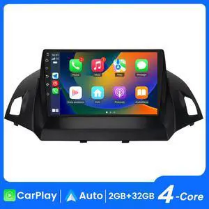litillbuly Car Radio for Ford Kuga Escape 2013-2016,Android 13 [2GB+32GB] 9 Inch Touch Screen with GPS/FM/WiFi/USB, Support SWC, Wireless CarPlay Android Auto