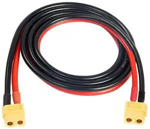 XT60 Cable XT60 12AWG Female to Female Extension Cable for RC Battery Portable Power Station Solar Panel 0.5M XT60 Cable XT60 12AWG Female to Female Extension Cable for RC Battery Portable Power Station Solar Panel 0.5M