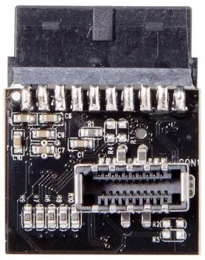 CY USB 3.1 Front Panel Socket to USB 3.0 20Pin Header Male Extension Adapter for Motherboard