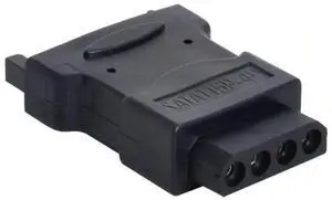 SATA to IDE 4pin Power Adapter 15Pin SATA Male to Molex IDE 4Pin Female Cable Adapter