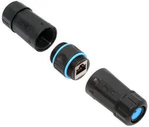 RJ45 Waterproof Coupler,IP68 CAT6 RJ45 Female to Female Outdoor Ethernet Cable Extension Waterproof Adapter RJ45 Waterproof Coupler,IP68 CAT6 RJ45 Female to Female Outdoor Ethernet Cable Extension Waterproof Adapter