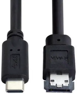 USB C to eSATA Cable for HDD/SSD/ODD 3.28FT/1.0M (One Way Transmission The USB Port Must be Connected to The Host)
