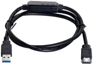 USB 3.0 to eSATA Cable for HDD/SSD/ODD 3.28FT/1.0M (One Way Transmission The USB Port Must be Connected to The Host)