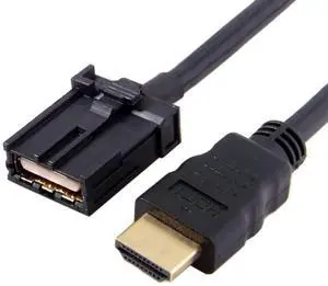 HDMI 1.4 Type E to HDMI Type A Video Audio Cable 1.5M Automotive Grade for Hyundai H1 Car