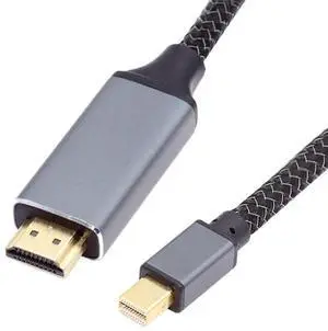 Mini DisplayPort 1.4 Host Input to HDMI 2.1 Display Output 8K 60hz UHD 4K Monitor Cable 1.8M