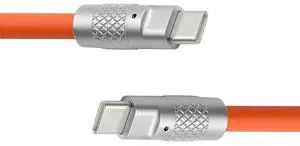 USB C to C Cable,USB 2.0 Type C Male to USB C Male Ultra Soft 120W Power Fast Charge Data Transfer Extension Cable 1.0M with Charging Indicator