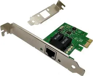 Realtek Chipset Gigabit PCI Express Ethernet Network Interface Card with Low Profile Bracket (No Software))