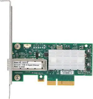 EBTOOLS 10 Gigabit SinglePort PCI e Network Card, PC Wireless Cards for Mellanox CX311AXCAT, Suitable for Linux/Windows EBTOOLS 10 Gigabit SinglePort PCI e Network Card, PC Wireless Cards for Mellanox CX311AXCAT, Suitable for Linux/Windows
