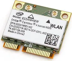 New Pcie Half Mini Card Intel Centrino Advanced-n 6200 Agn 622anhmw 802.11 A/g/n 300 Mbps New Pcie Half Mini Card Intel Centrino Advanced-n 6200 Agn 622anhmw 802.11 A/g/n 300 Mbps