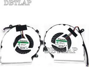 Laptop CPU GPU Fan Compatible for MSI GE62VR GL62M GP62MVR GL62VR MS-16JB MS-16J9 Laptop CPU Cooling Fan PAAD06015SL N366 N371 4PIN