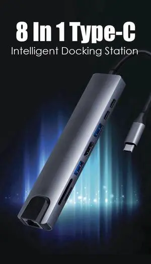 7-Port USB 3.0 Hub with Power Adapter - USB-A Hub with Individual On/Off Switches - [Durable Aluminum] - High Speed USB 3.0 (5Gbps) - (5Gbps) Hub