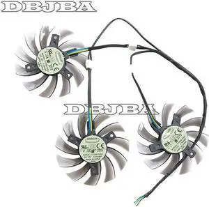 3Pcs/lot Graphics Card Fan T128010SU Fan For GIGABYTE GTX770 760 Video Card Cooling