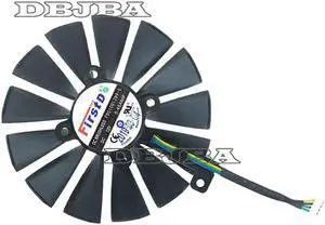 95MM FDC10U12D9-C PLD10010B12HH Cooling Fan For ASUS PH-GTX 1660 TI ITX Graphics