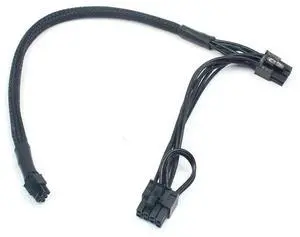1 To 2 Power Cord, 8pin To Dual 8(6 + 2)Pin, Power Cable for Graphics Card, PCI Express GPU 1 To 2 Power Cord, 8pin To Dual 8(6 + 2)Pin, Power Cable for Graphics Card, PCI Express GPU
