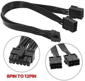 PCIe 5.0 12VHPWR 2x 8Pin (6+2P) to 12Pin Graphics Card Power Adapter Cable for ATX8PIN RTX3070 RTX3090 Power Supply PCIe 5.0 12VHPWR 2x 8Pin (6+2P) to 12Pin Graphics Card Power Adapter Cable for ATX8PIN RTX3070 RTX3090 Power Supply