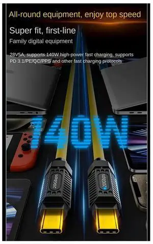 PD 140W Splicing Fast Charging Data Cable 20Gbps 8K HD USB C To C Spring Cable Type C Scalable Extender Cord PD 140W Splicing Fast Charging Data Cable 20Gbps 8K HD USB C To C Spring Cable Type C Scalable Extender Cord