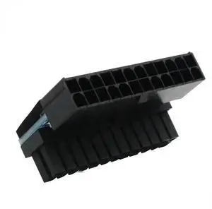 Modular 24 Pin to 24pin Power Plug Adapter for Power Supply Cables, ATX 24Pin 90 Degree Mainboard Motherboard Power Connectors Modular 24 Pin to 24pin Power Plug Adapter for Power Supply Cables, ATX 24Pin 90 Degree Mainboard Motherboard Power Connectors