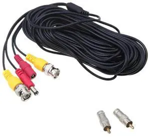 65ft 20M CCTV Cable BNC Video Cable Power 20M For Surveillance Camera DVR System Kit CCTV Accessories