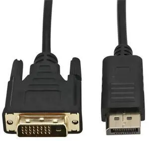 1.8M DP to DVI Cable Active Converter Adapter 1080P Full HD for PC Monitor TV Display Port to DVI-D
