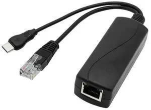 48V to 5V USB Type-C POE power supply Splitter POE USB Over Ethernet 48V To 5V Tpye-C POE RJ45 Female for raspberry E1 48V to 5V USB Type-C POE power supply Splitter POE USB Over Ethernet 48V To 5V Tpye-C POE RJ45 Female for raspberry E1