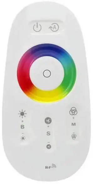 Touch Screen LED RGB / RGBW Controller 2.4G Wireless DC12-24V Touch RF Remote Control for RGB /RGBW LED Strip