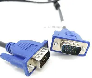 1.5m 1080P VGA Extension Cable HD 3 +6 Male To Male Wire Copper Core for PC Computer Monitor Projector