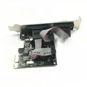 Computer Adapter PCI - E RS232 Interface Industrial Control Computer Expansion Card Native PCI - E To 2 Serial Card