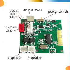 Bluetooth Module Power Amplifier Board BT5.2 Wireless Module Power Amplifier Board Bluetooth Module Power Amplifier Board BT5.2 Wireless Module Power Amplifier Board