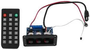 2X25W+50W 2.1 Channel Bluetooth 5.0 Subwoofer Class D Audio Amplifier Board Kit with DC Female+USB Cable+Remote Control Rich 2X25W+50W 2.1 Channel Bluetooth 5.0 Subwoofer Class D Audio Amplifier Board Kit with DC Female+USB Cable+Remote Control Rich